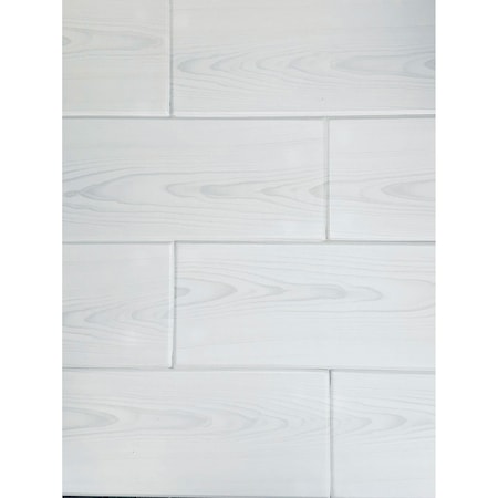 A La Maison Ceilings 39-in x 6-in 96-Pack Country White Smooth Surface-mount Ceiling Plank, 96PK WP02cw-96